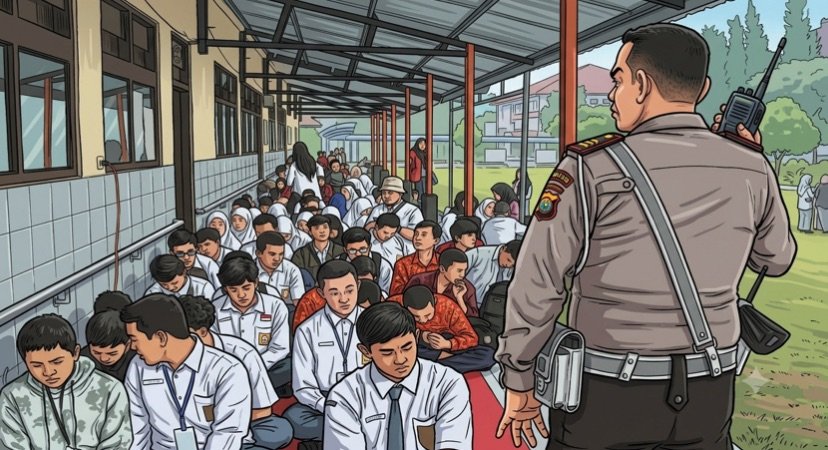 Militer Masuk Sekolah Jabar? Ini Fakta di Balik MPLS Pancawaluya yang Libatkan TNI-Polri