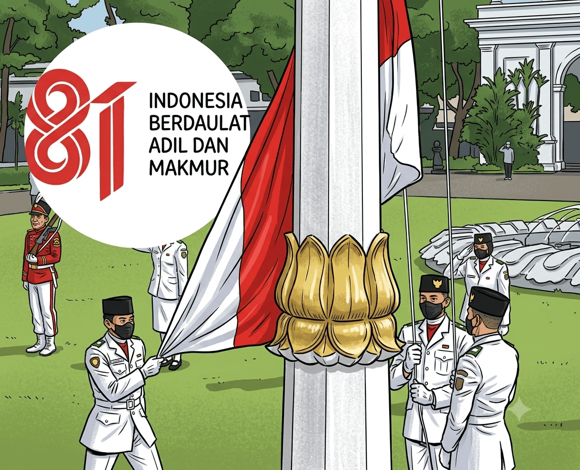 Buka Kuota 8.100 Orang, Ini Cara Nonton Langsung Upacara HUT ke-81 RI di Istana